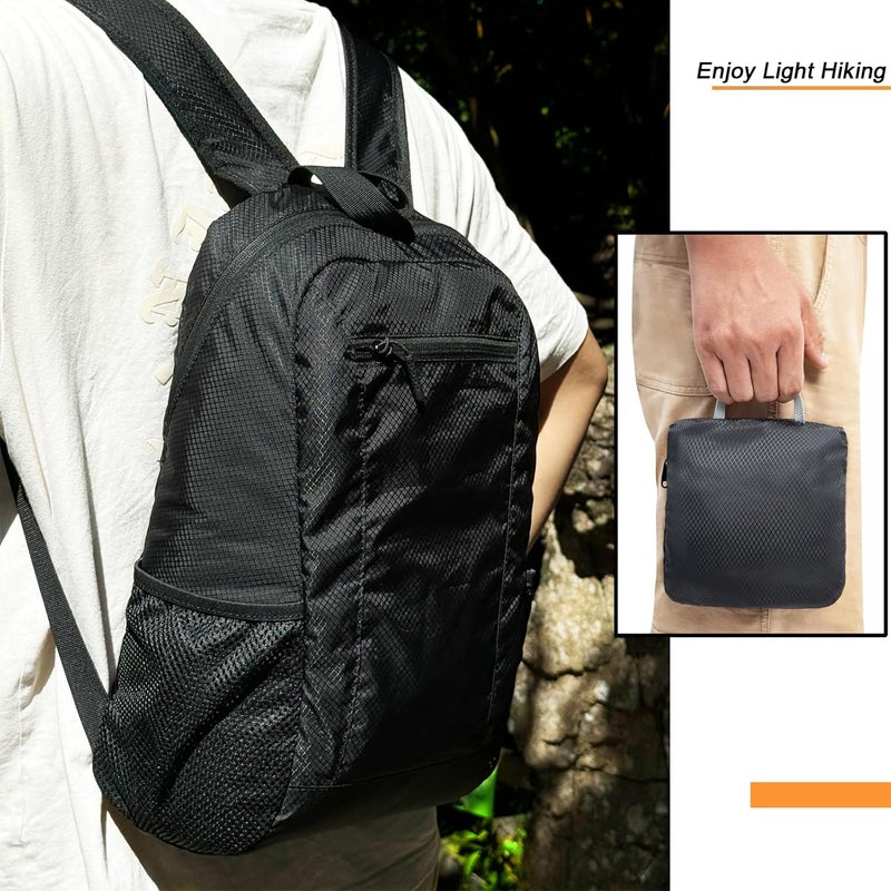 VPBAGE Store 15L Water-resistant Hiking Daypack, Small Backpack Travel Outdoor, Lightweight Day Pack with Tool Loops - Image 5
